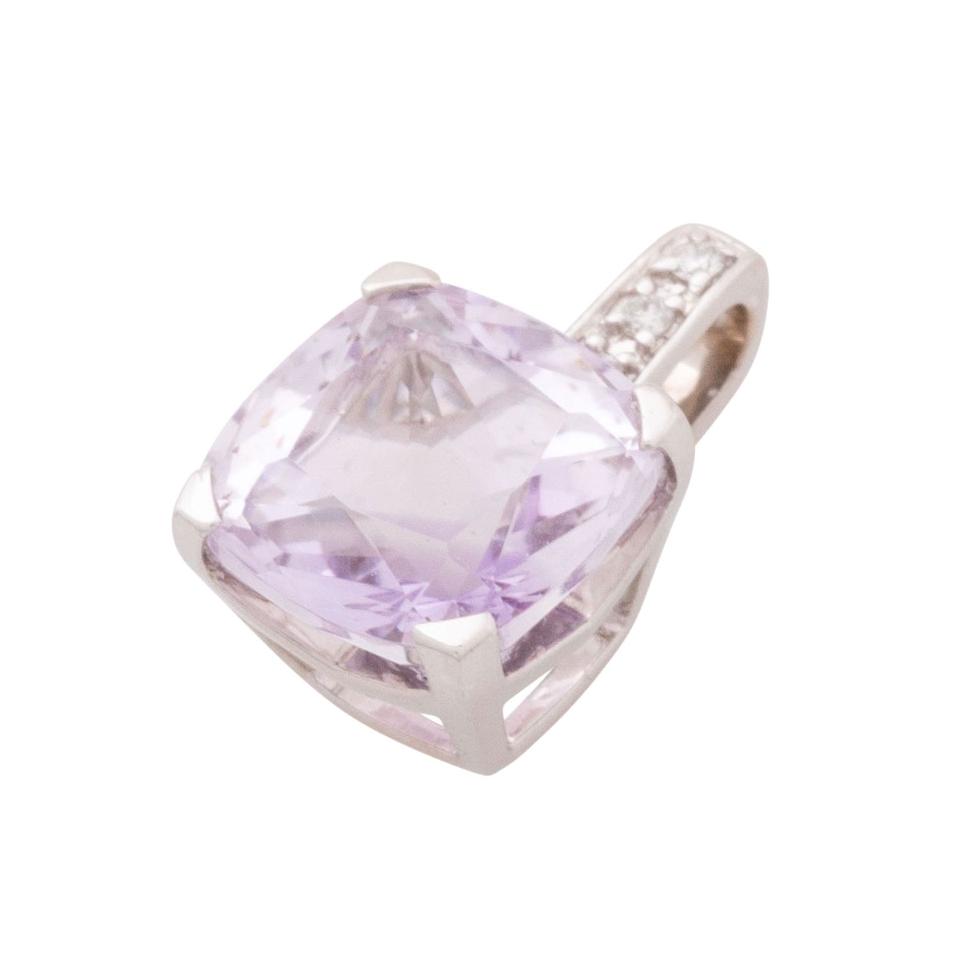 MAUBOUSSIN Anhänger mit Amethyst und kleinen Brillanten, - Bild 4 aus 4