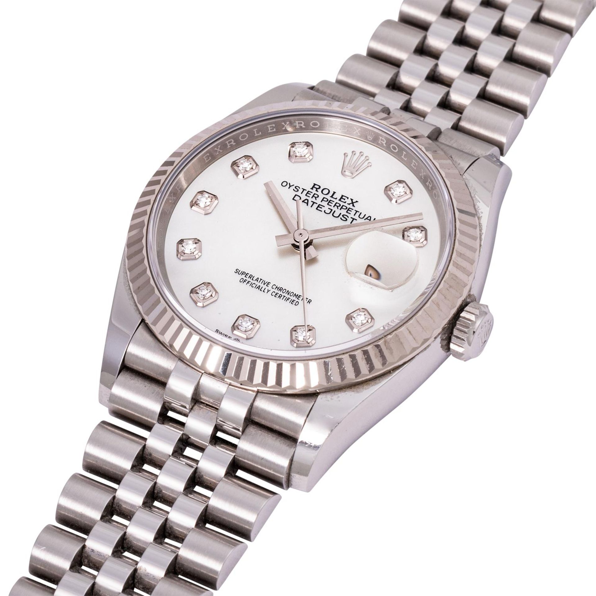 ROLEX Datejust 36, Ref 126234 MOP Armbanduhr von 2021.  - Bild 5 aus 8