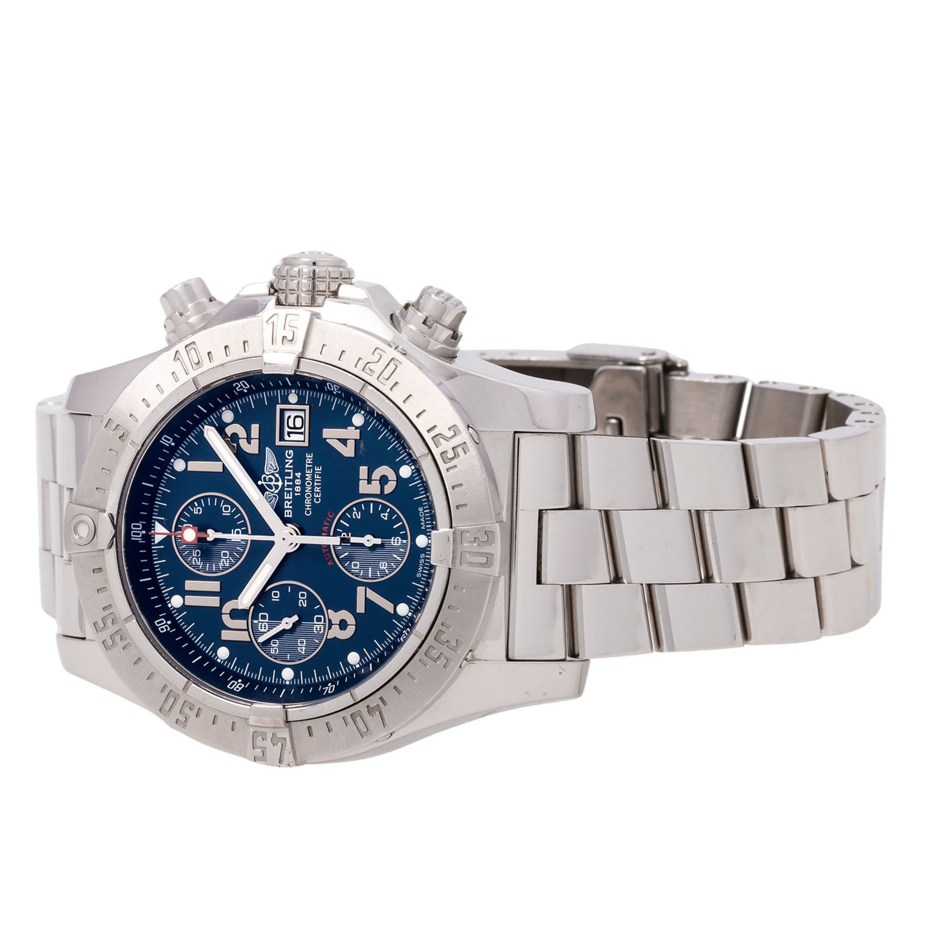 BREITLING Avenger Ref A13880 Herren Chronograph. Box und Papiere.  - Bild 6 aus 8