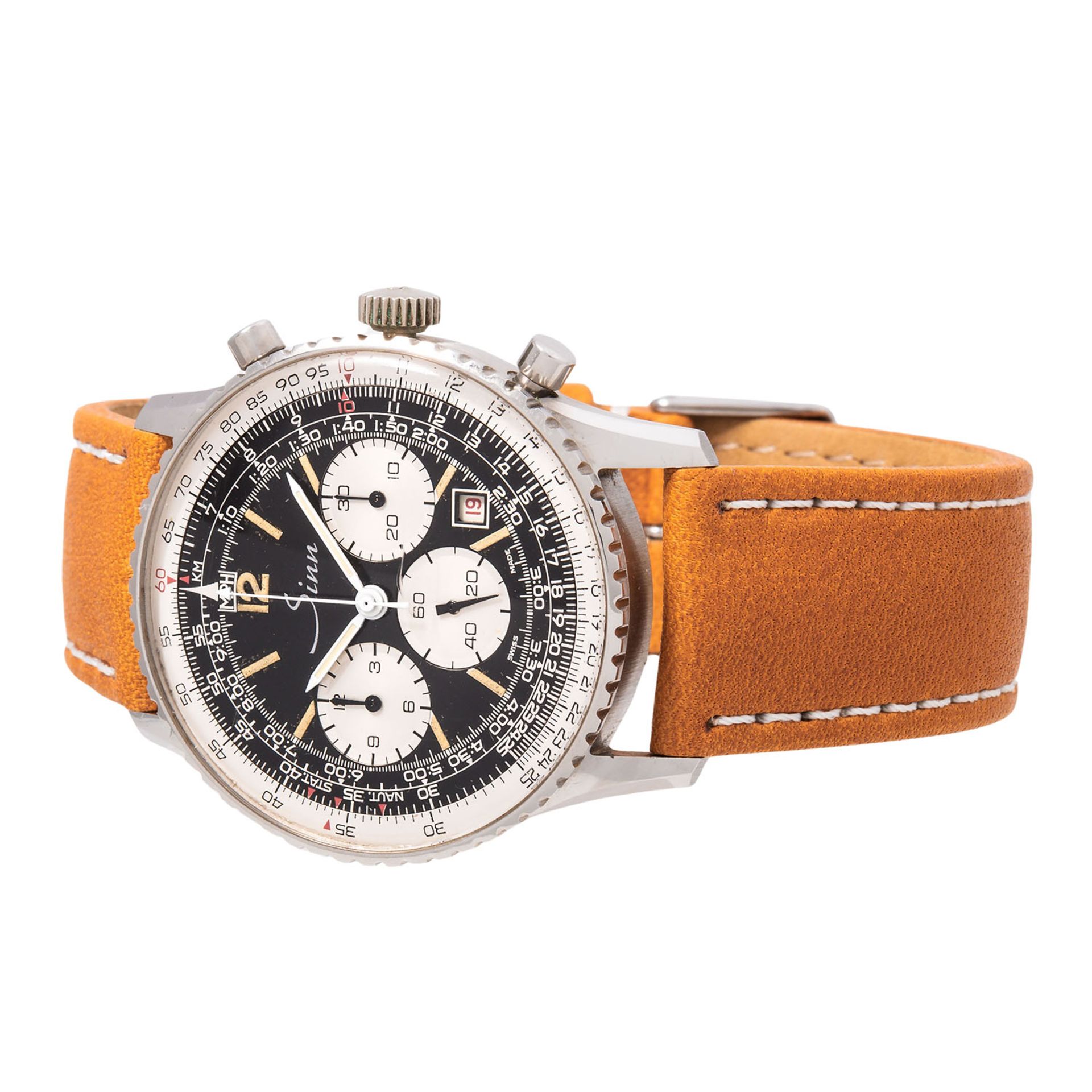 SINN 903 Navigations Chronograph Handaufzug.  - Bild 6 aus 8