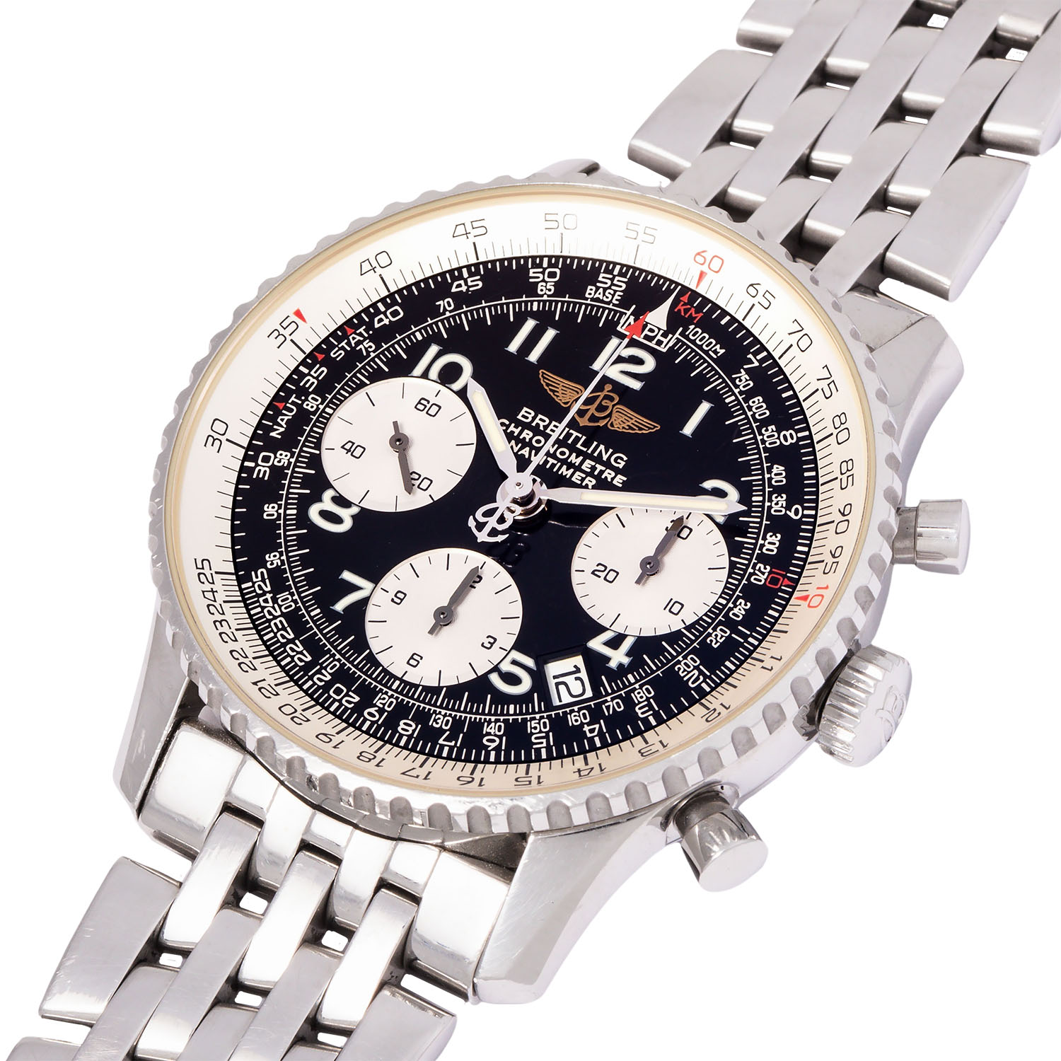 BREITLING Navitimer Ref A23322-161 Herren Chronograph. Box und Papiere. - Image 5 of 8