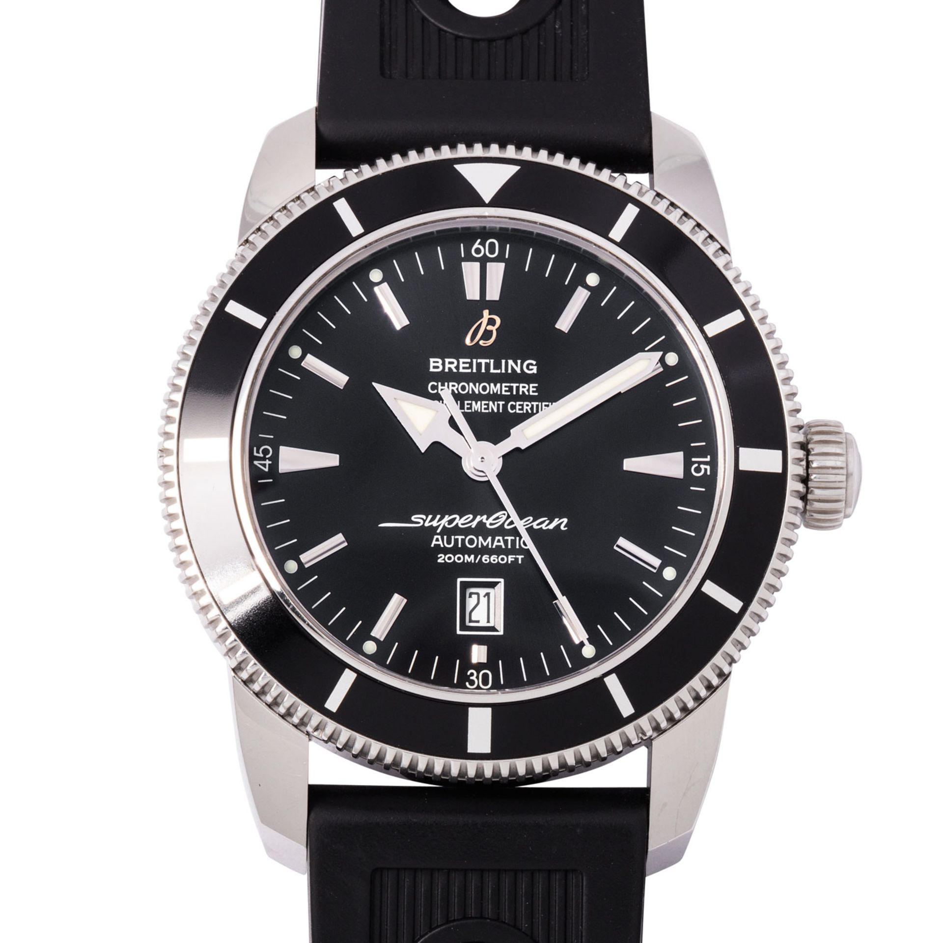 BREITLING Superocean Heritage "Edition Speciale" Herrenuhr, Ref. A17320. Full Set 2011.