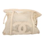 CHANEL Schultertasche "CROCHET WOVEN BAG".