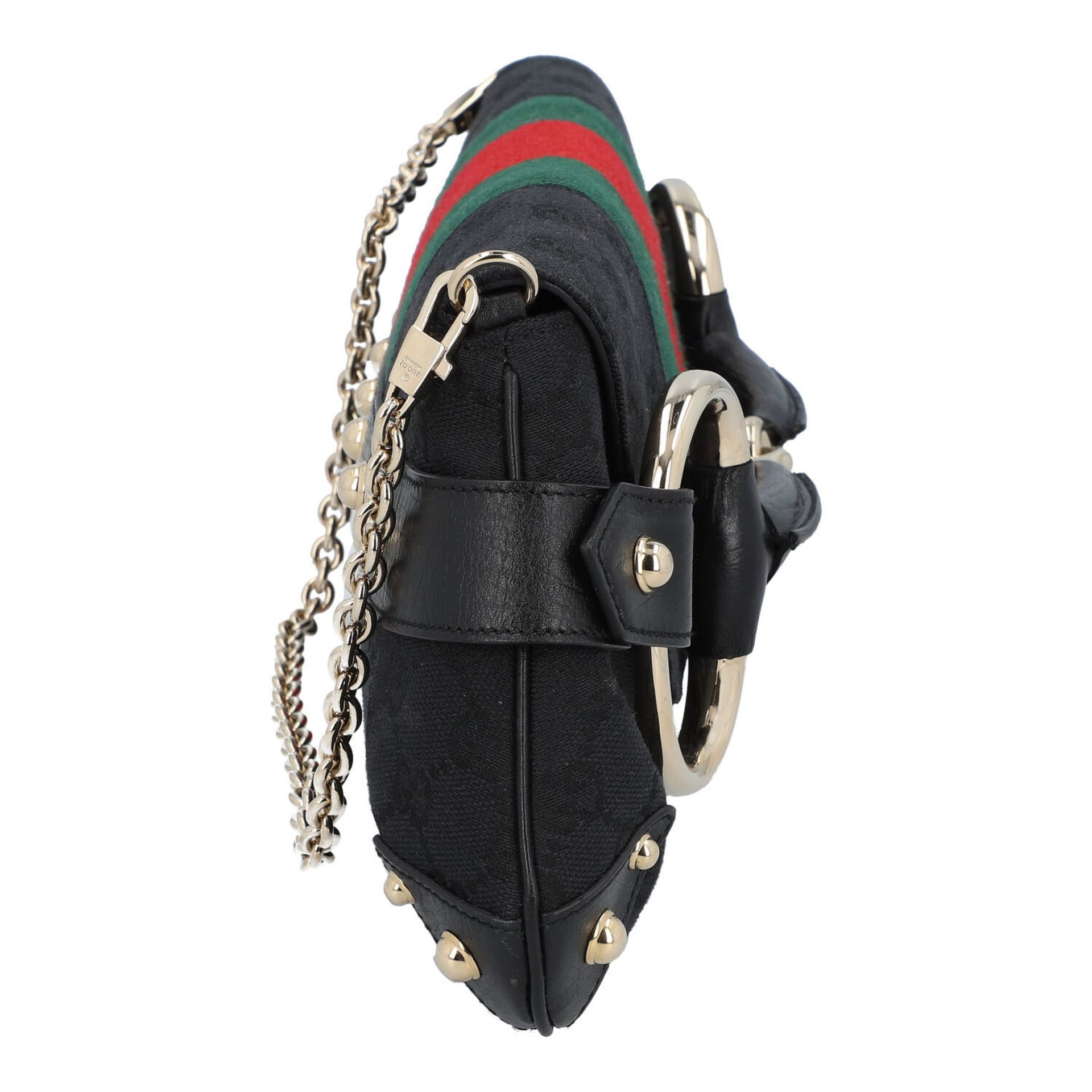 GUCCI Schultertasche "HORSEBITE". - Image 3 of 6