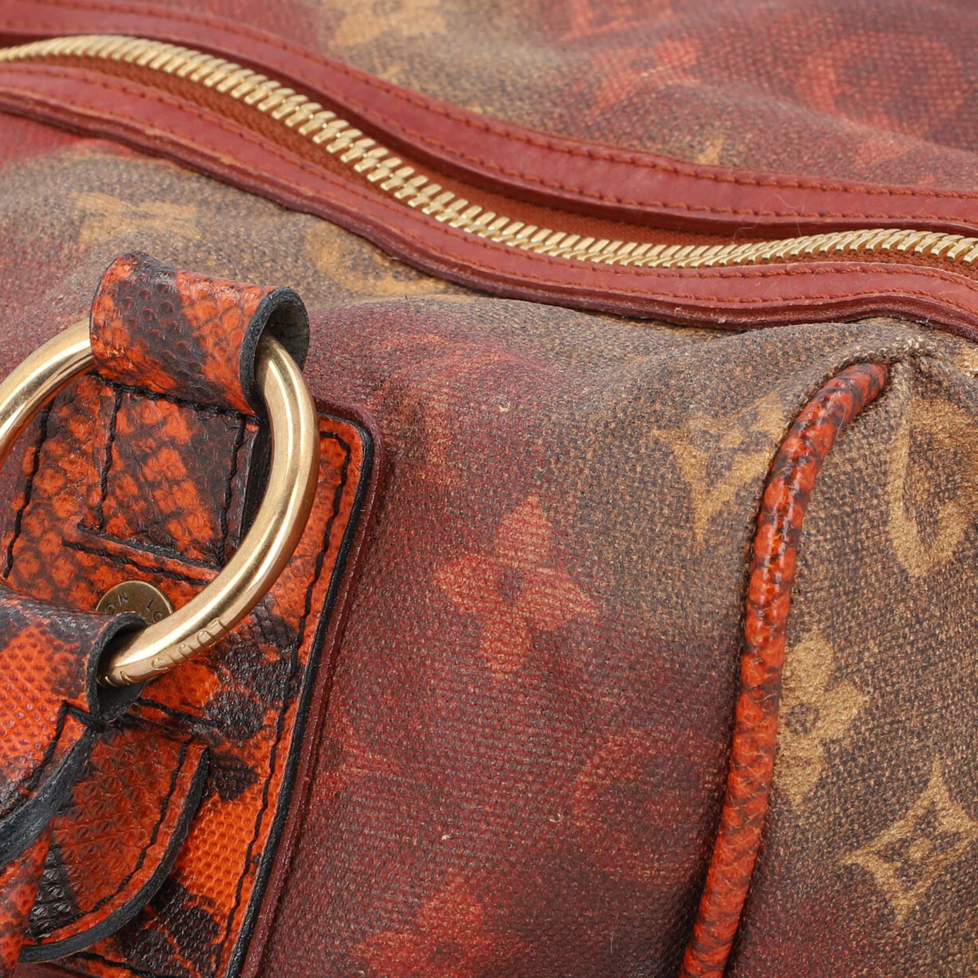 LOUIS VUITTON Henkeltasche "RICHARD PRINCE MANCRAZY JOKES", Koll.: 2008. - Bild 7 aus 8