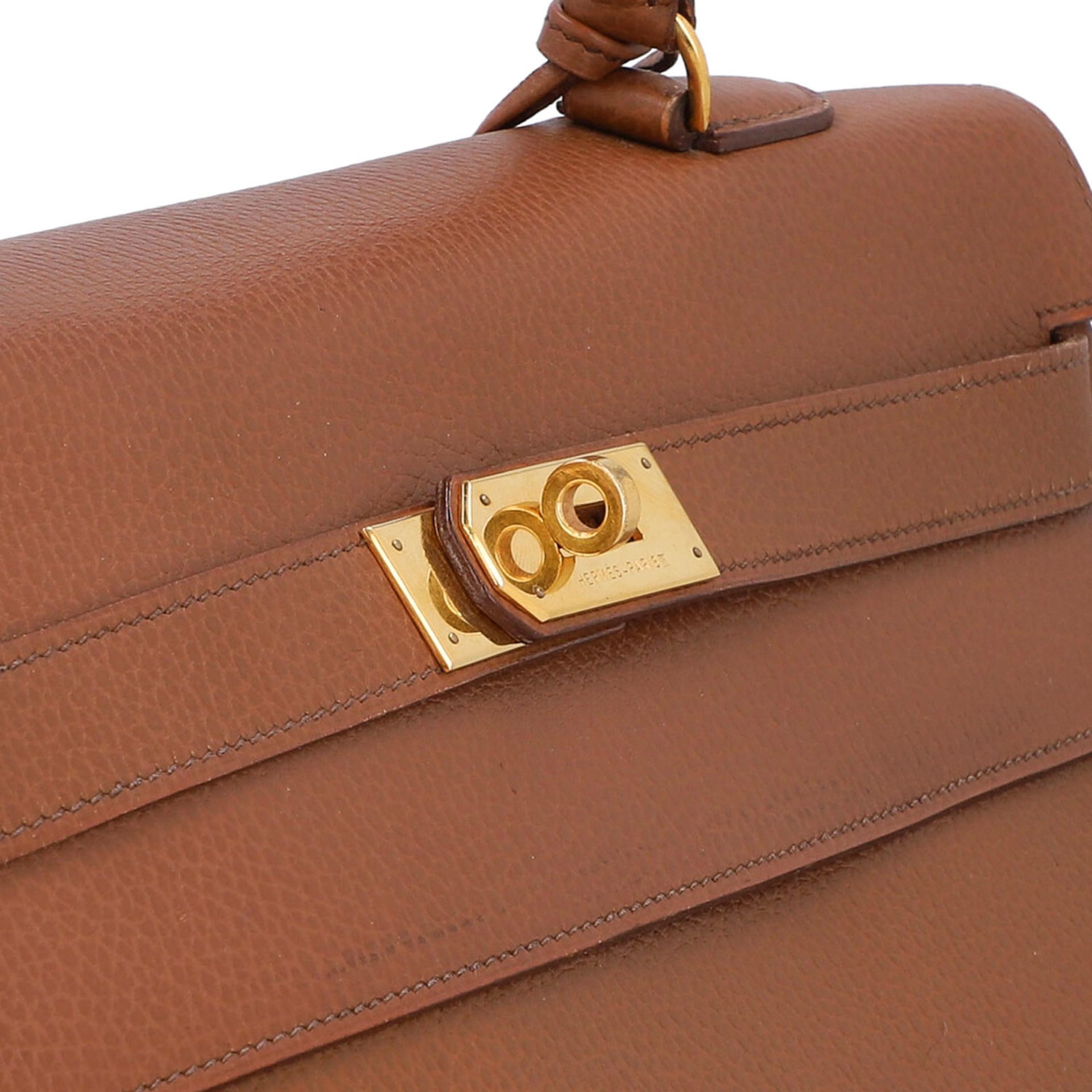 HERMÈS VINTAGE Henkeltasche "KELLY BAG 40", Koll.: 1980. - Image 8 of 8