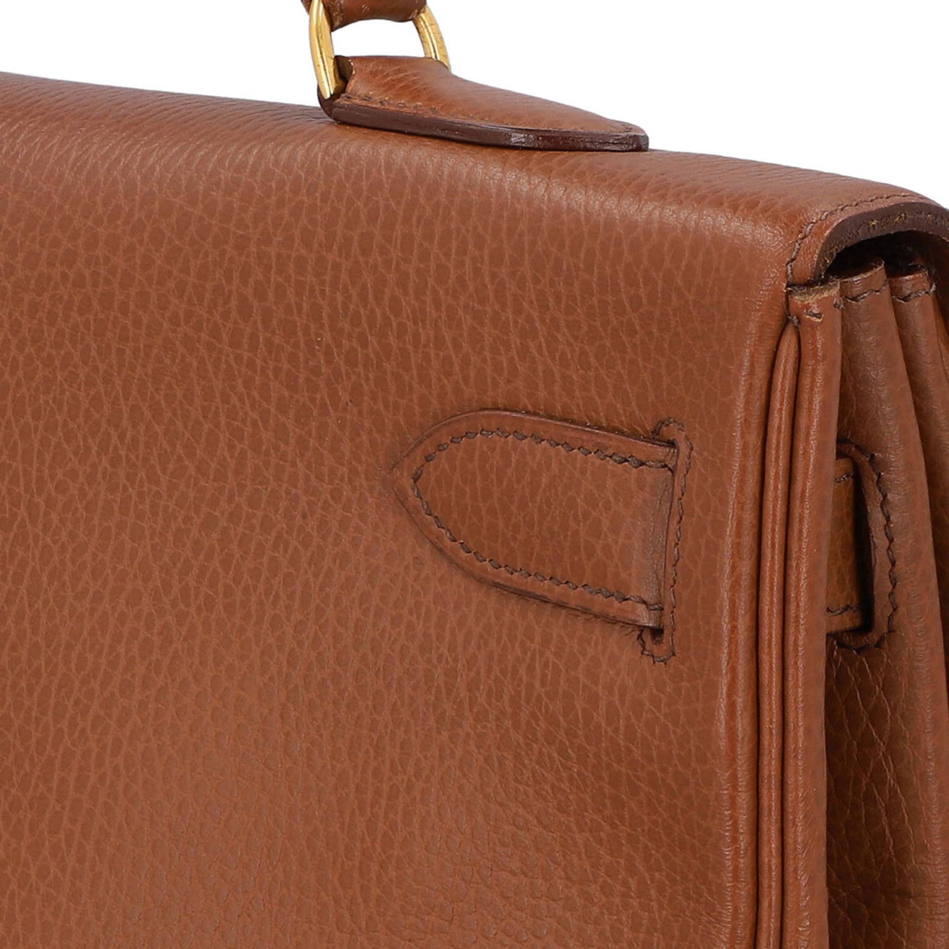 HERMÈS VINTAGE Henkeltasche "KELLY BAG 40", Koll.: 1980. - Bild 7 aus 8