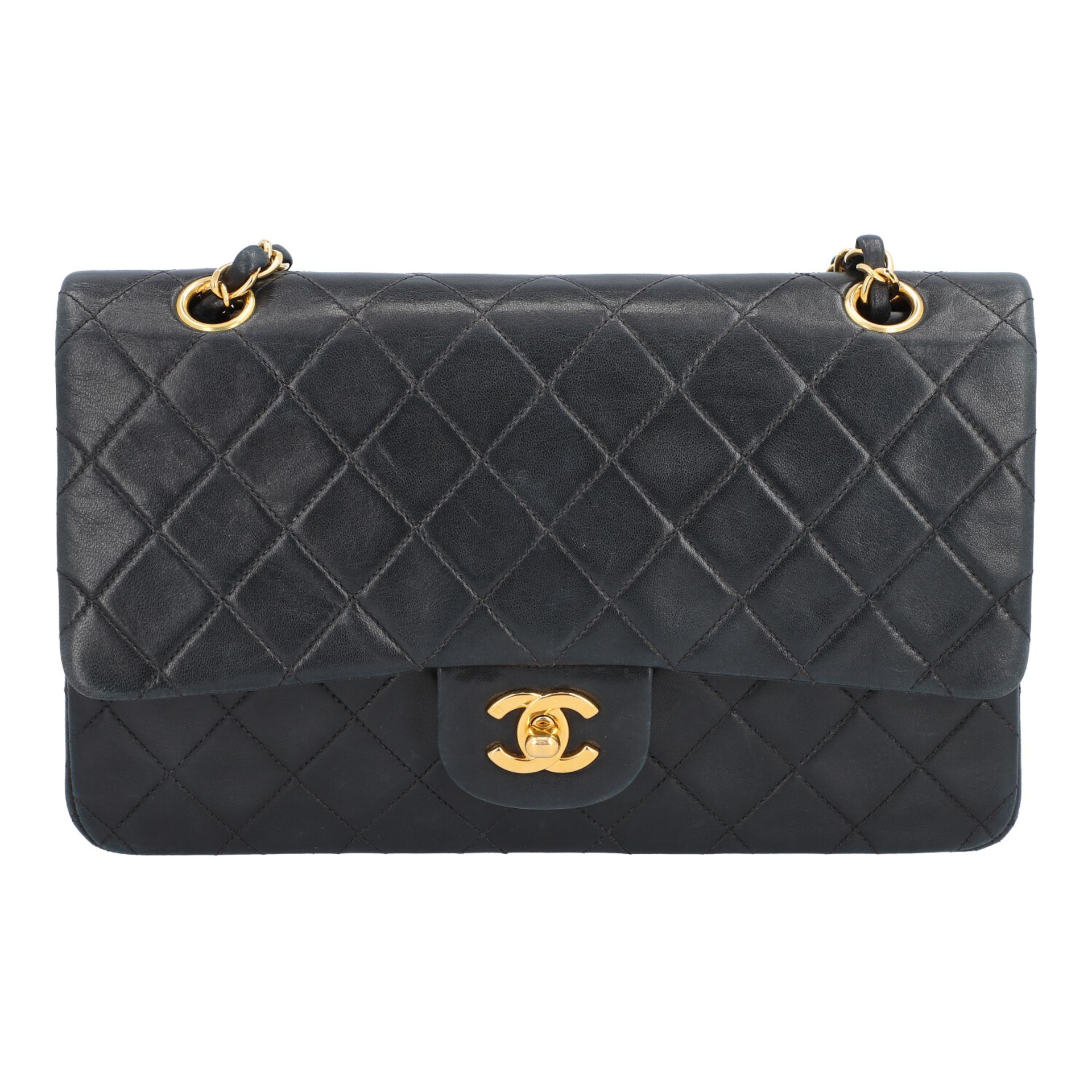 CHANEL VINTAGE Umhängetasche "KLASSISCHE TASCHE", Koll. 1996/1997. - Bild 6 aus 9