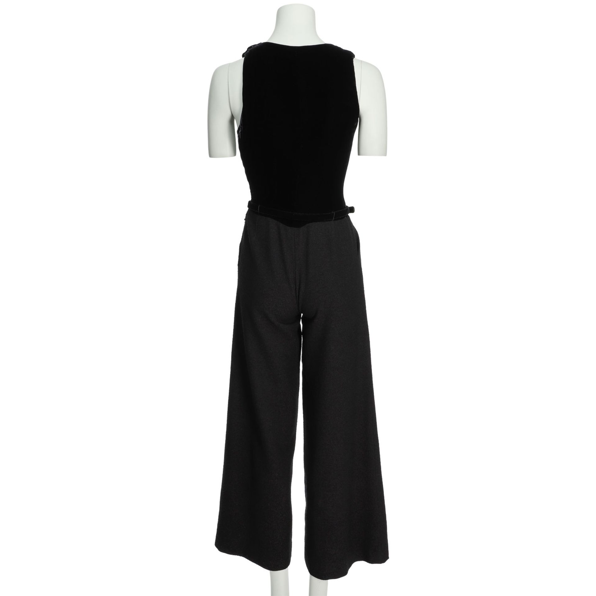 CHANEL HAUTE COUTURE Jumpsuit mit Jacke, Gr. ca. 34, Koll.: 70er Jahre. - Bild 7 aus 7