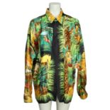 GIANNI VERSACE VINTAGE Hemd "KINGS OF THE JUNGLE - TARZAN", Koll.: S/S 1993.