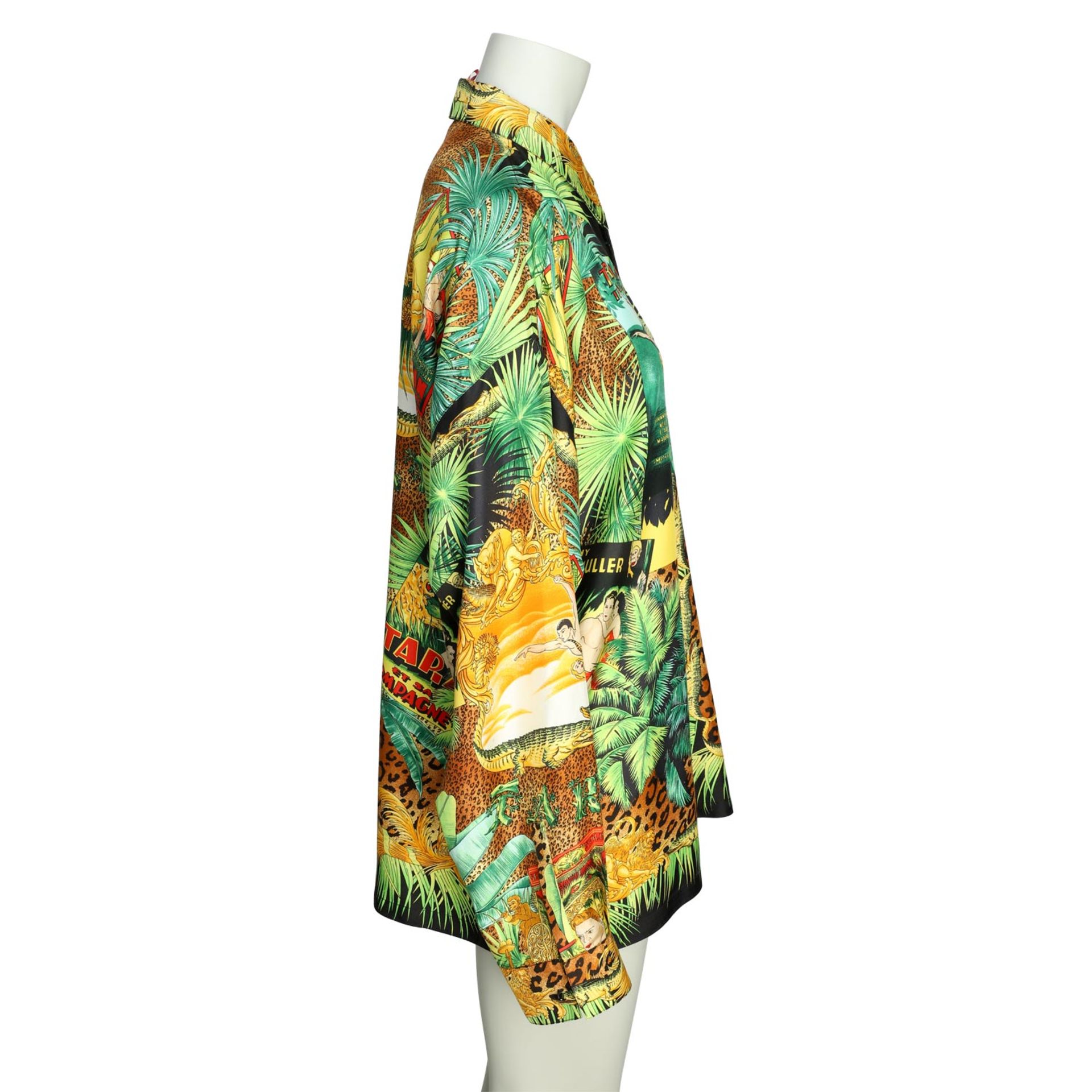 GIANNI VERSACE VINTAGE Hemd "KINGS OF THE JUNGLE - TARZAN", Koll.: S/S 1993. - Image 3 of 4