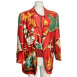 HERMÈS VINTAGE Blazer, Gr. 38 (fr. 40) "MÉMOIRE D´HERMÈS",