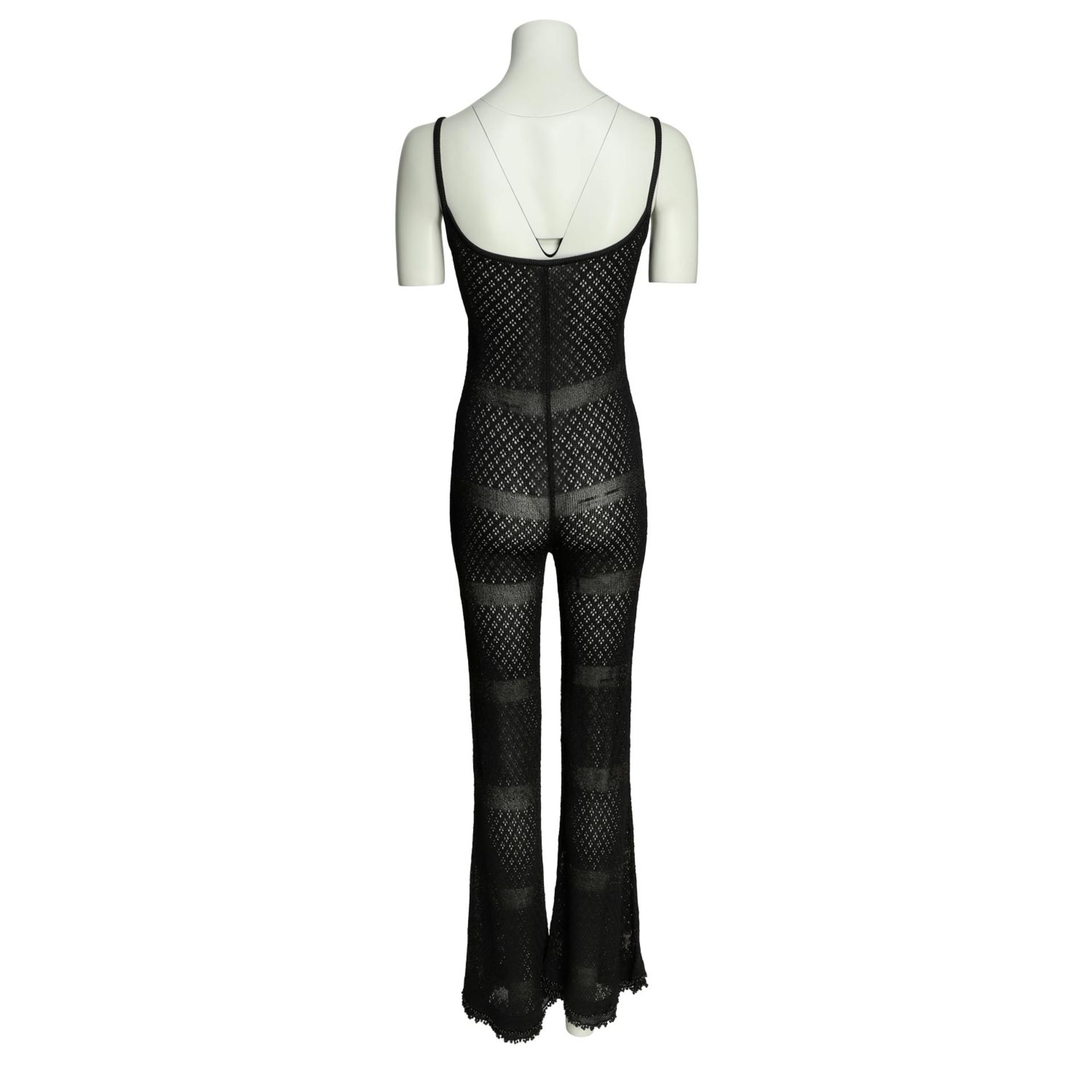 CHANEL VINTAGE Jumpsuit, Gr. 36, Koll.: Spring READY-TO-WEAR 1995, Look 107. - Bild 4 aus 4