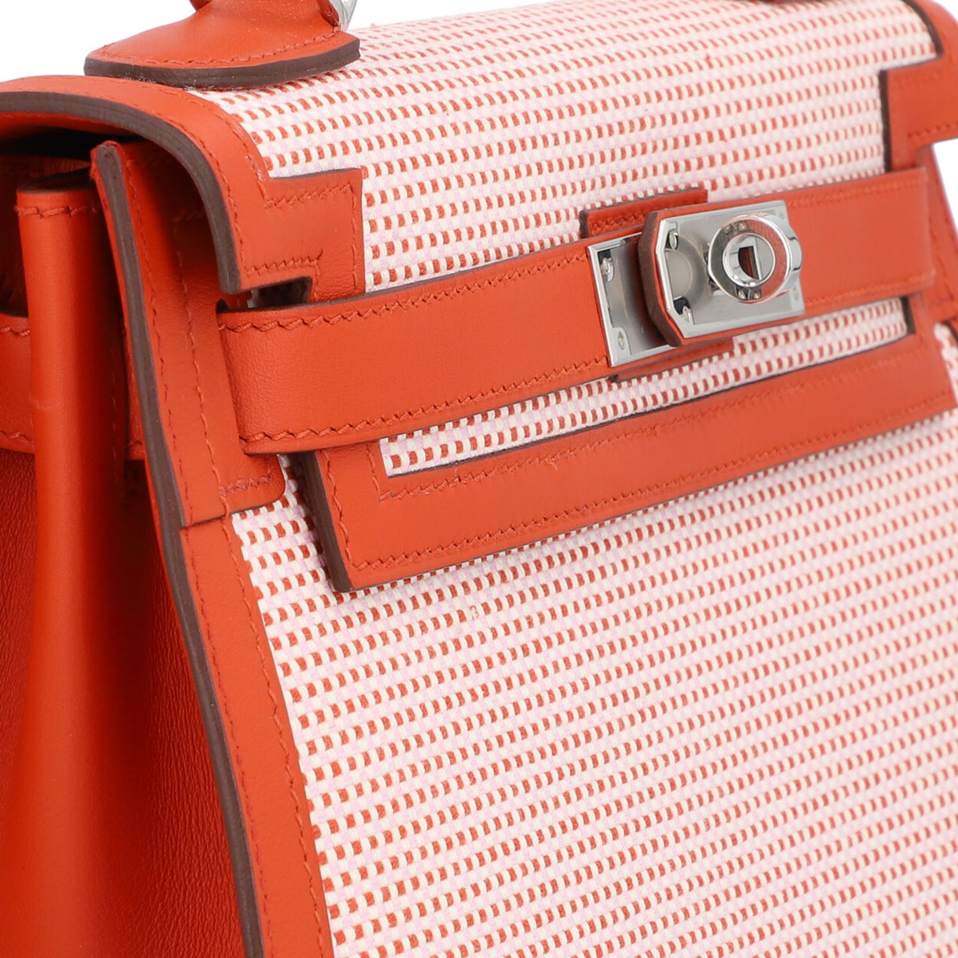 HERMÈS Handtasche "KELLY II SELLIER 28". - Bild 8 aus 10