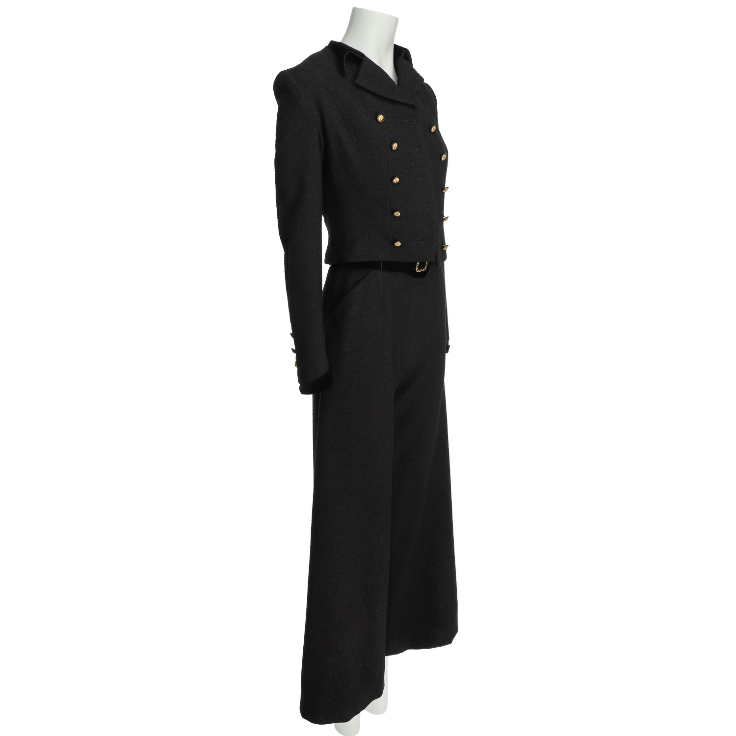 CHANEL HAUTE COUTURE Jumpsuit mit Jacke, Gr. ca. 34, Koll.: 70er Jahre. - Image 2 of 7