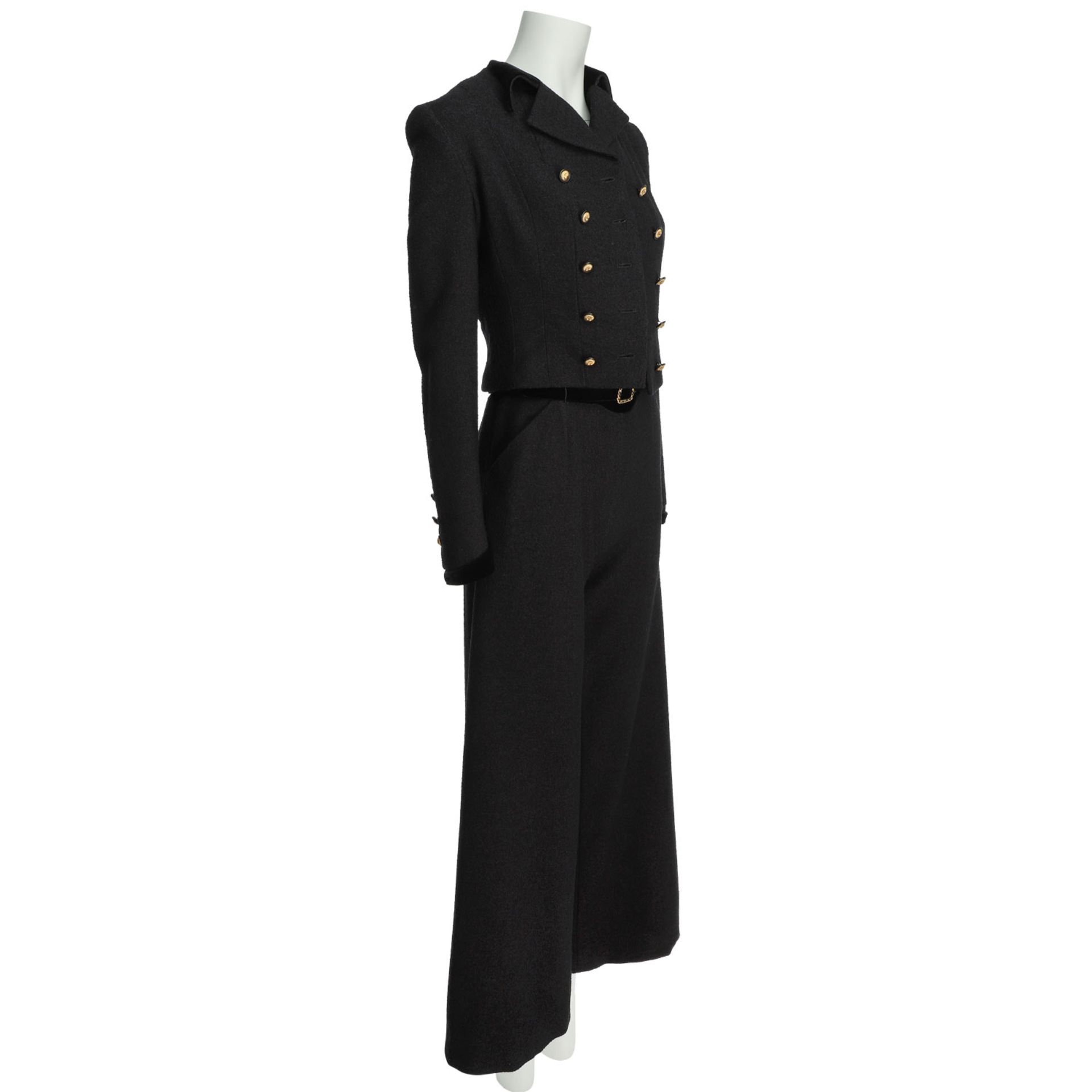 CHANEL HAUTE COUTURE Jumpsuit mit Jacke, Gr. ca. 34, Koll.: 70er Jahre. - Bild 2 aus 7