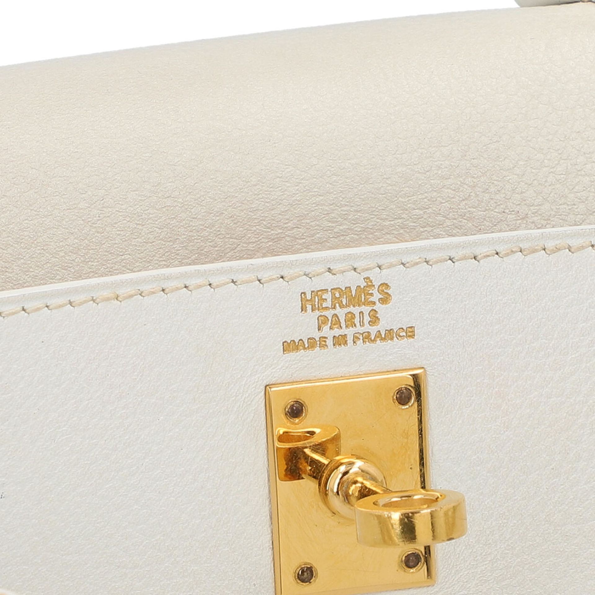 HERMÈS VINTAGE Handtasche "MINI KELLY BAG 20". - Image 10 of 10