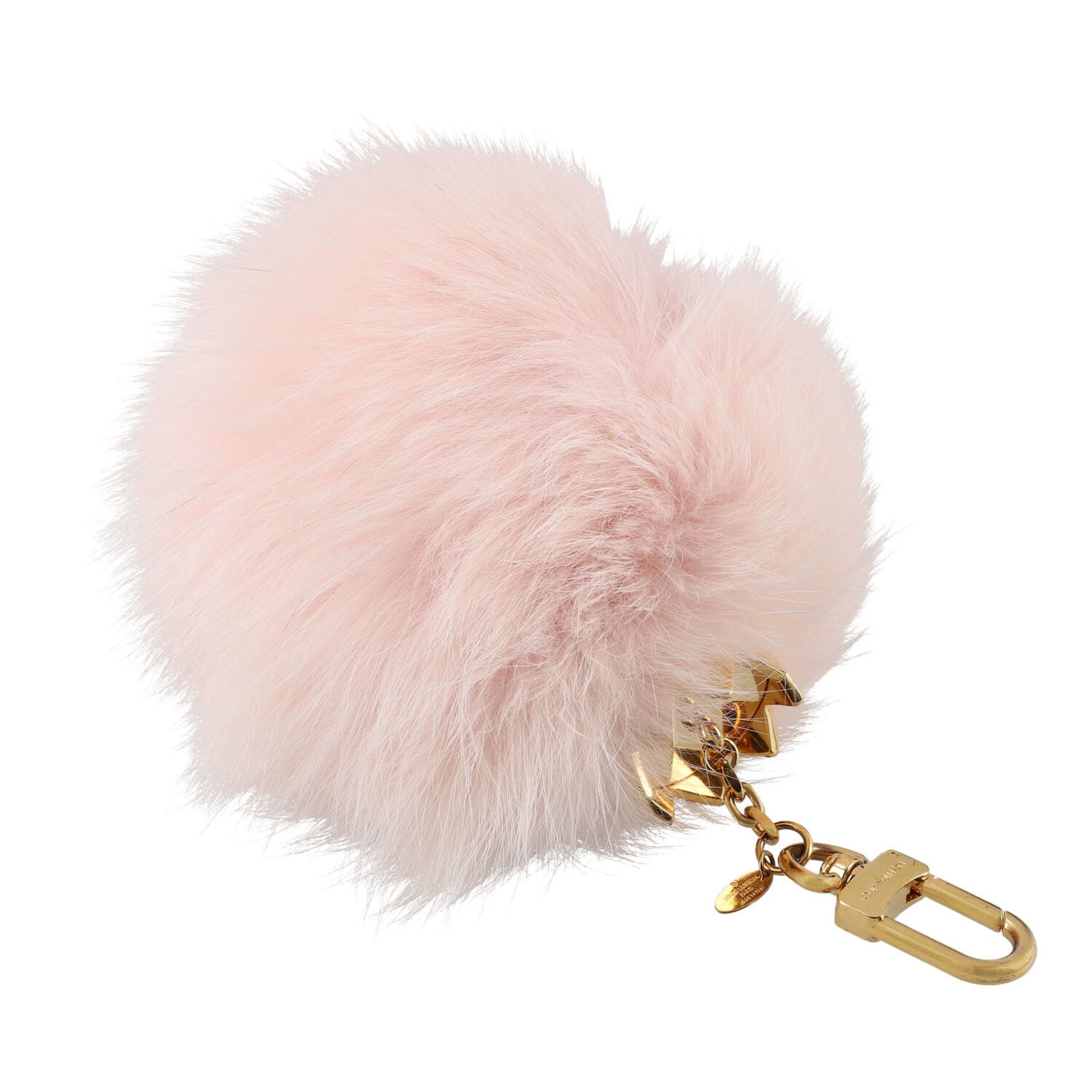 LOUIS VUITTON Taschenanhänger "FUZZY BUBBLE ROSE", Koll. 2015. - Image 2 of 3