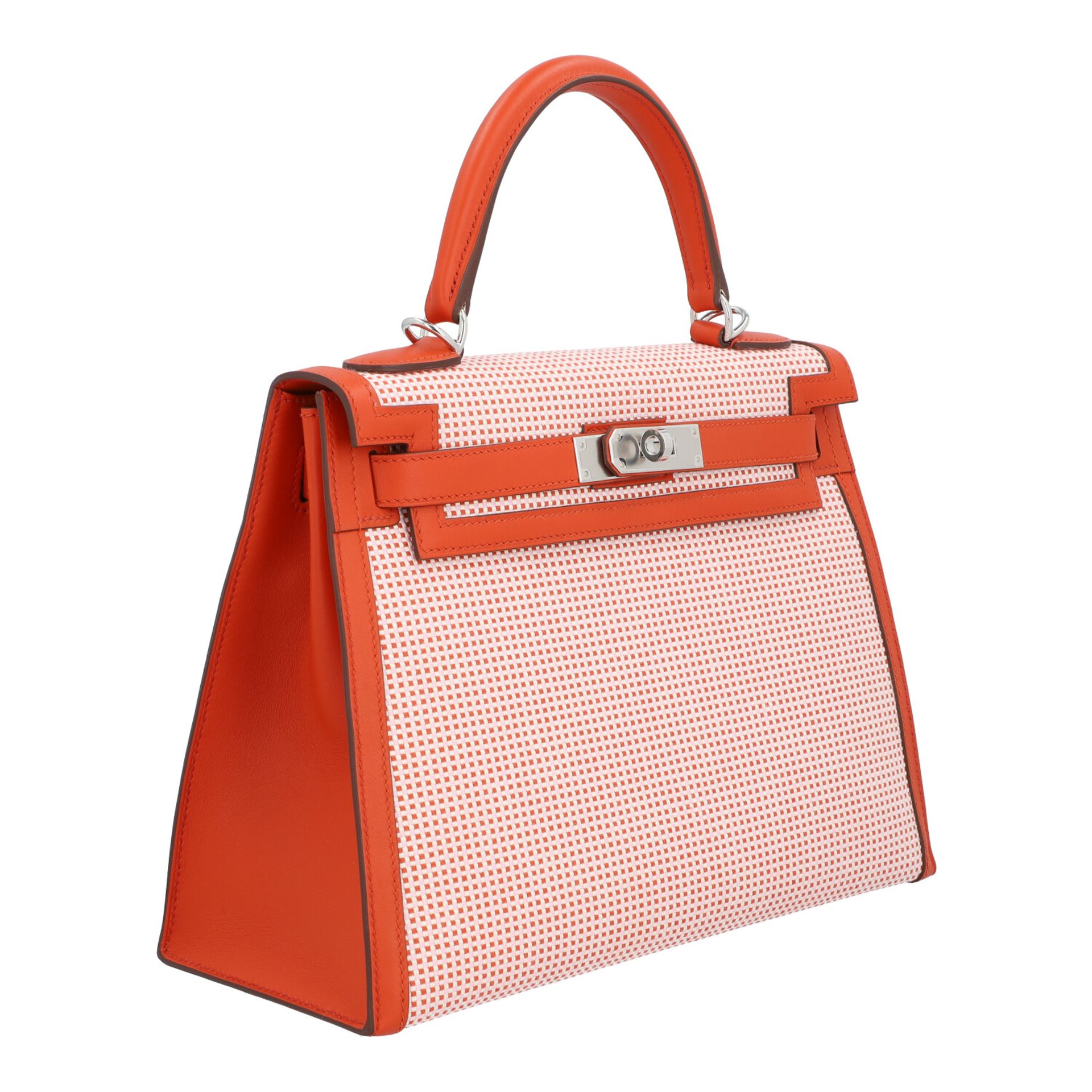 HERMÈS Handtasche "KELLY II SELLIER 28". - Bild 2 aus 10