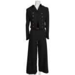 CHANEL HAUTE COUTURE Jumpsuit mit Jacke, Gr. ca. 34, Koll.: 70er Jahre.