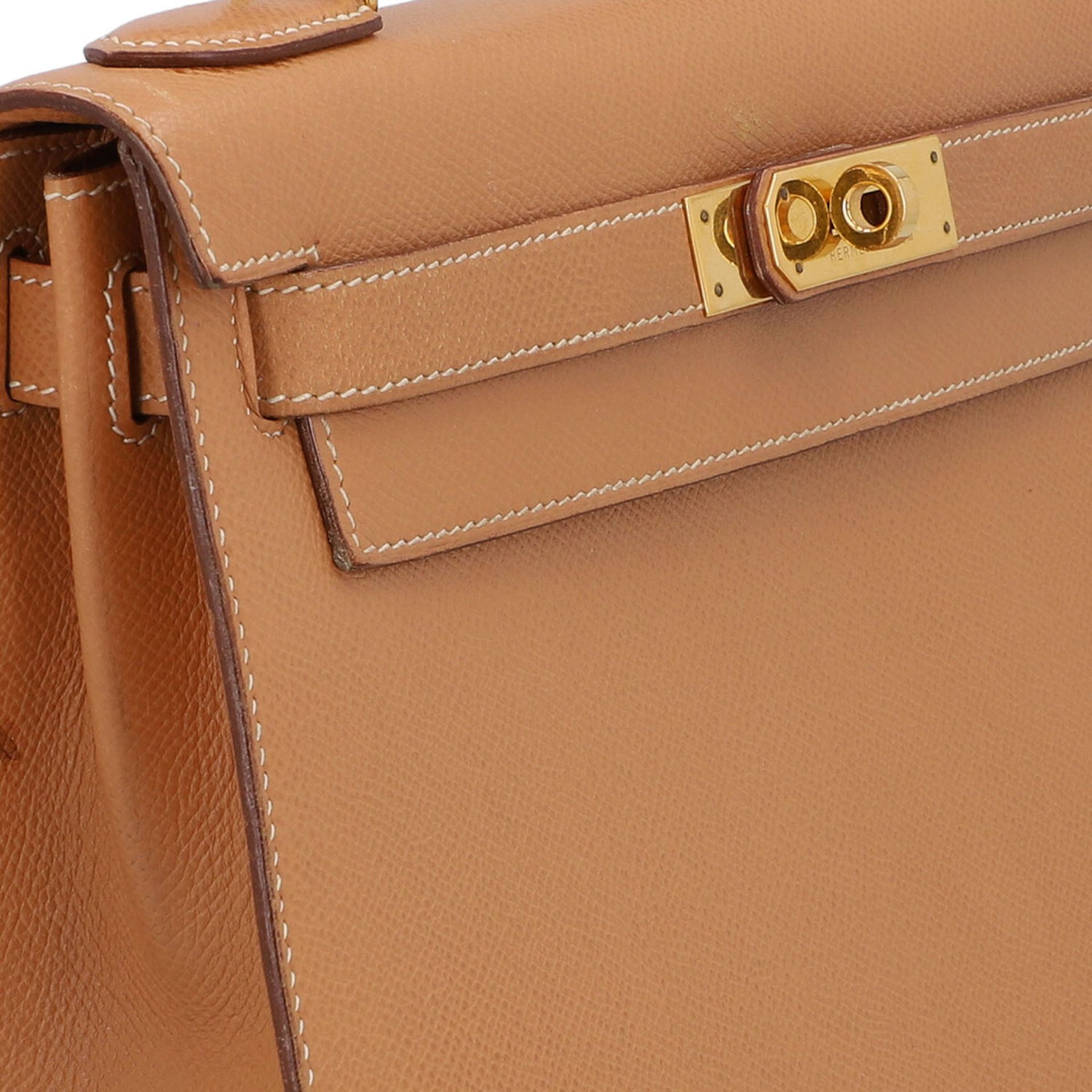 HERMÈS VINTAGE Henkeltasche "KELLY BAG 28 SELLIER", Koll.: 1993. - Image 8 of 10