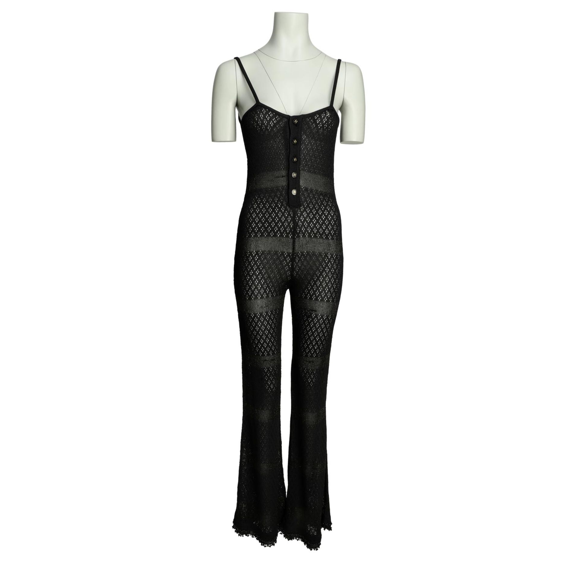 CHANEL VINTAGE Jumpsuit, Gr. 36, Koll.: Spring READY-TO-WEAR 1995, Look 107.