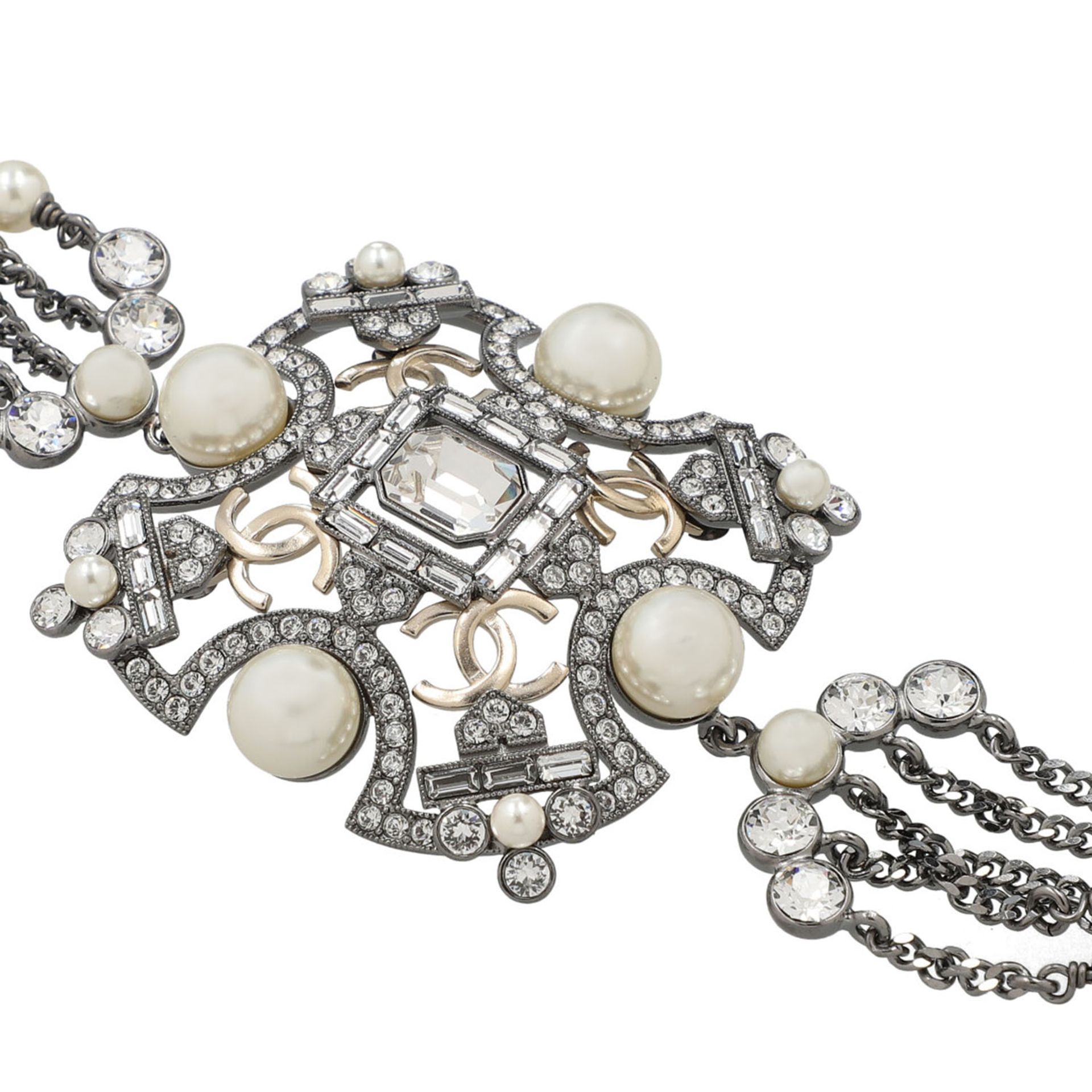 CHANEL Modeschmuck Collier, Koll. 2020. - Bild 5 aus 5