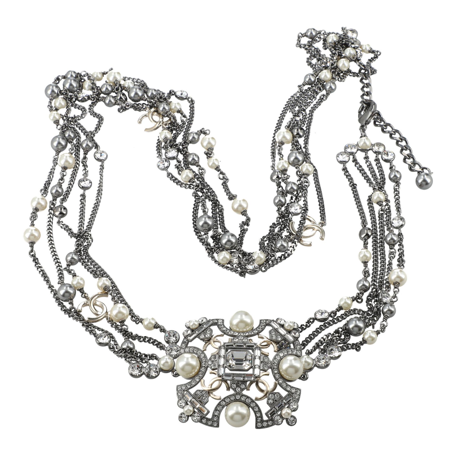 CHANEL Modeschmuck Collier, Koll. 2020. - Bild 3 aus 5