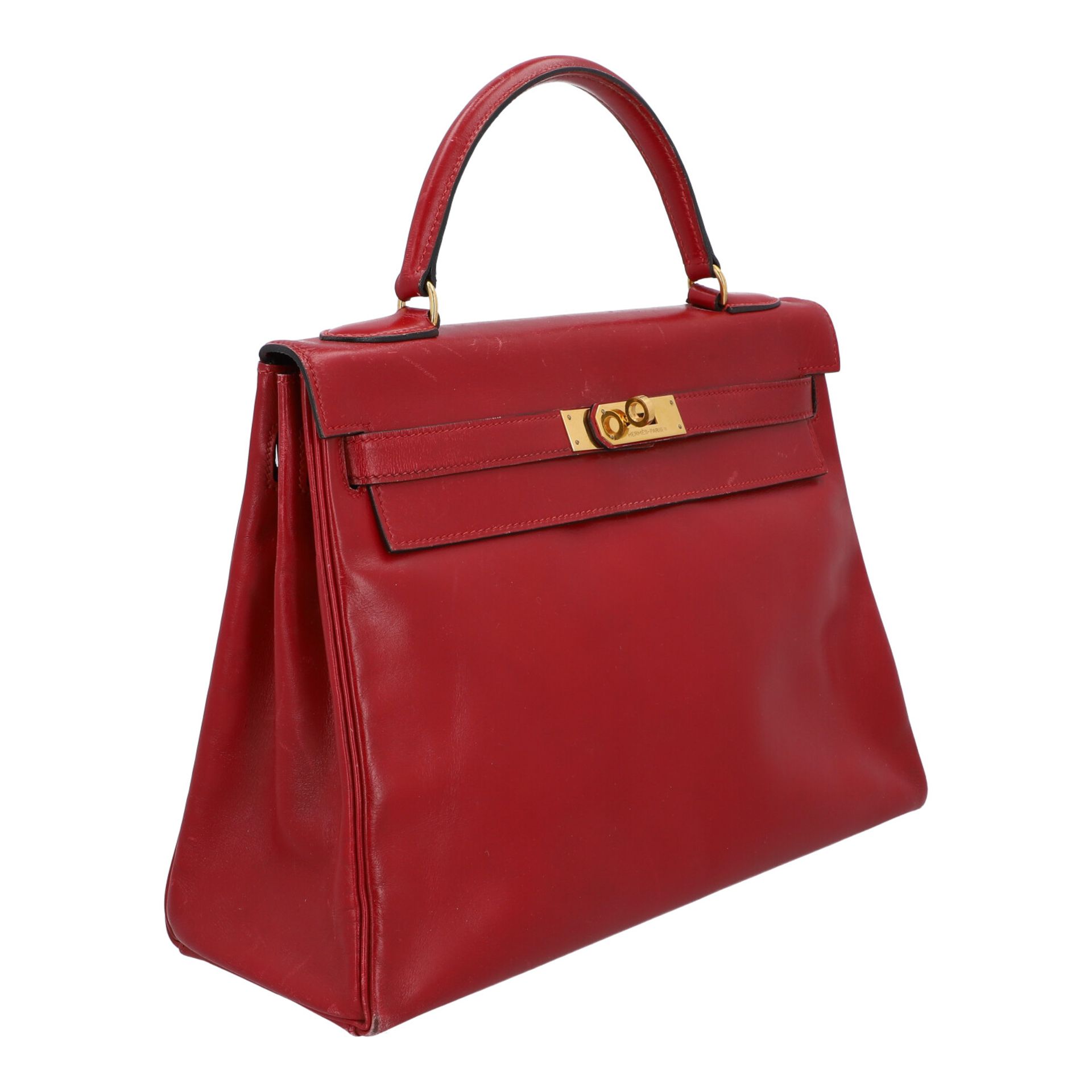 HERMÈS VINTAGE Henkeltasche "KELLY BAG 32 RETOURNE", Koll.: 1987. - Image 2 of 10