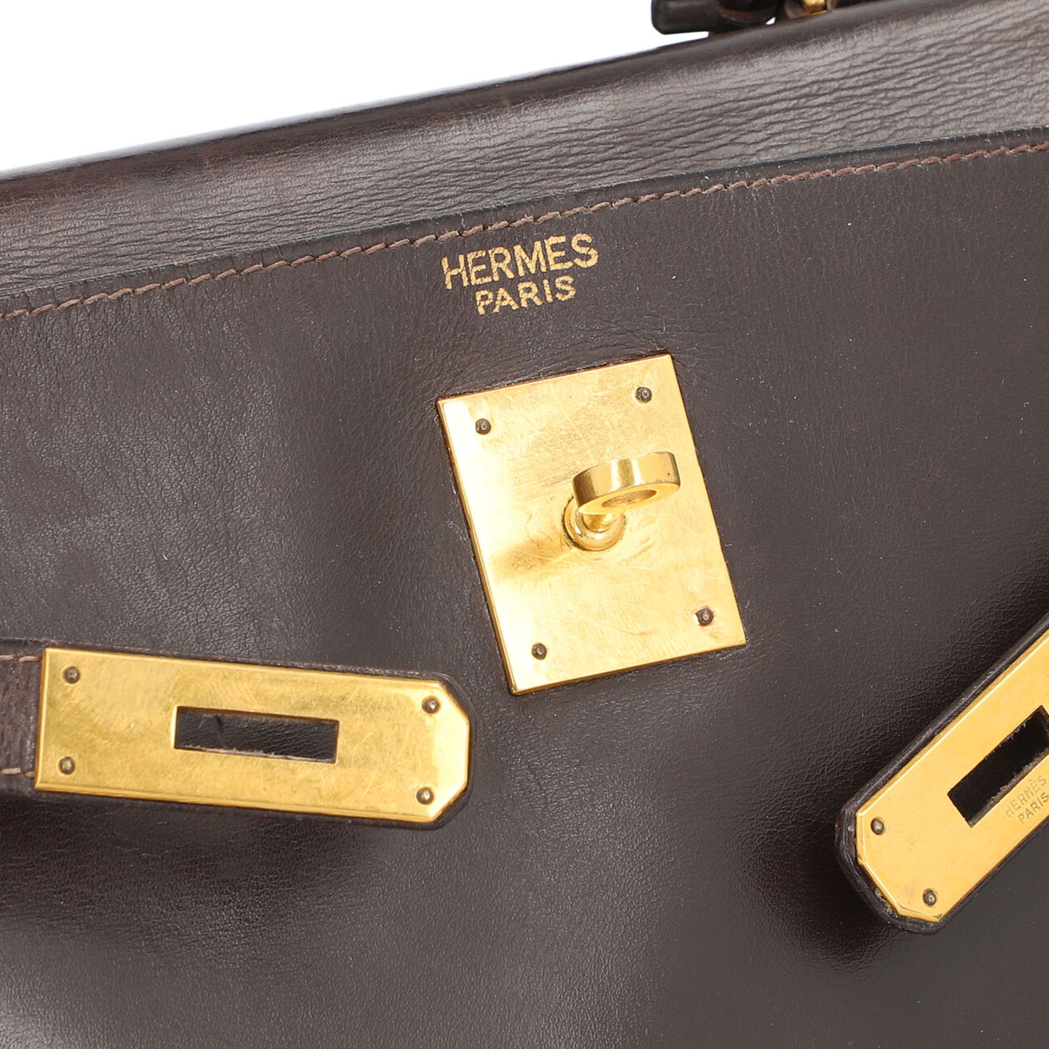 HERMÈS VINTAGE Handtasche "KELLY BAG 32". - Image 10 of 10