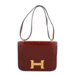 HERMÈS VINTAGE Schultertasche "CONSTANCE 23", Koll.: 1983.