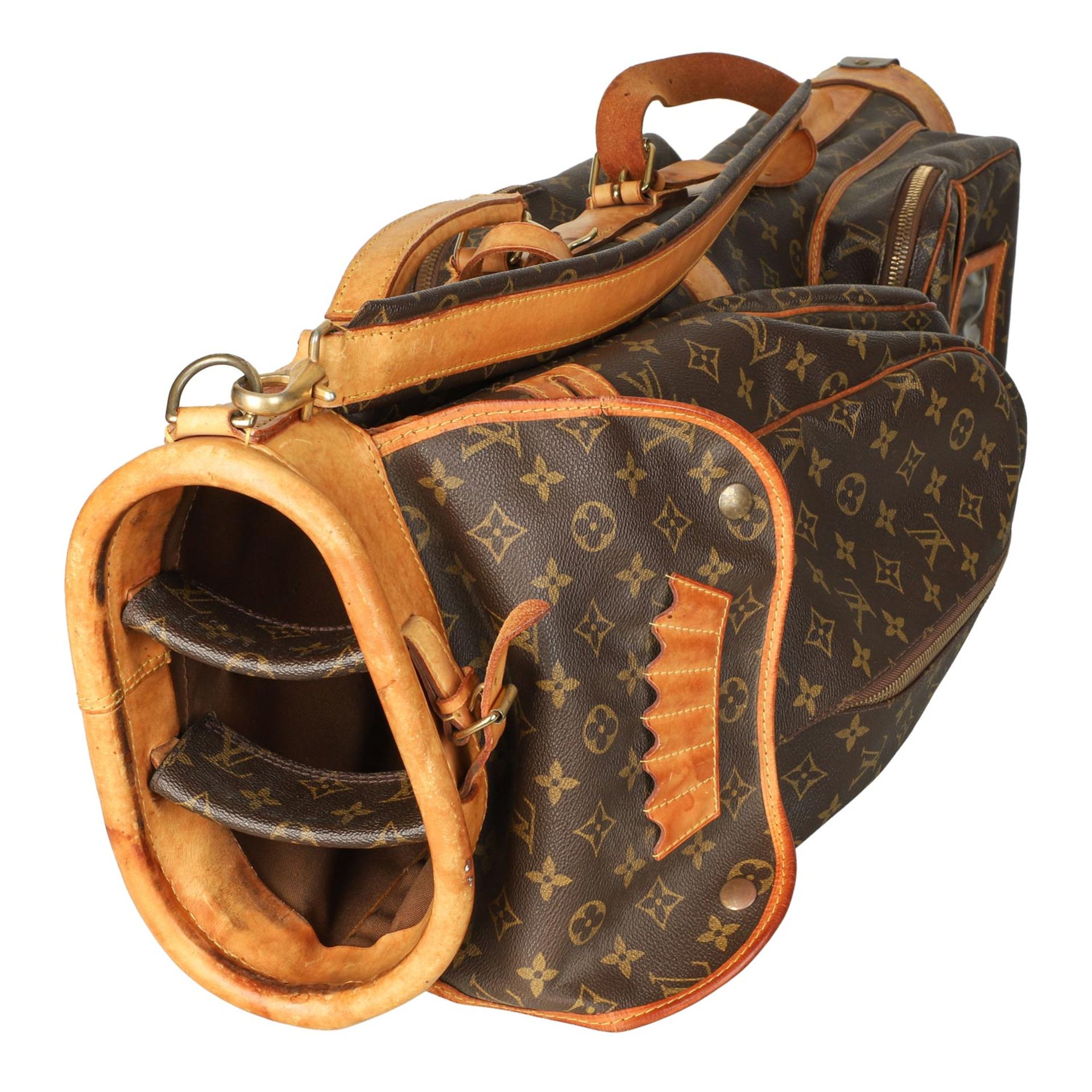 LOUIS VUITTON VINTAGE Golf Tasche, Koll.: 80er Jahre. - Bild 3 aus 8