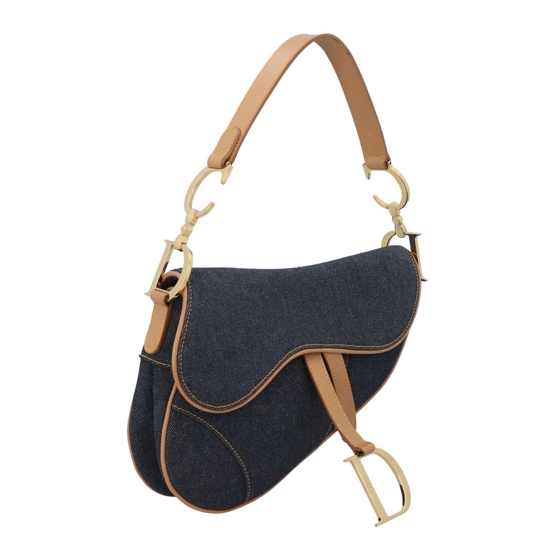 CHRISTIAN DIOR Schultertasche "SADDLE BAG". - Image 2 of 8