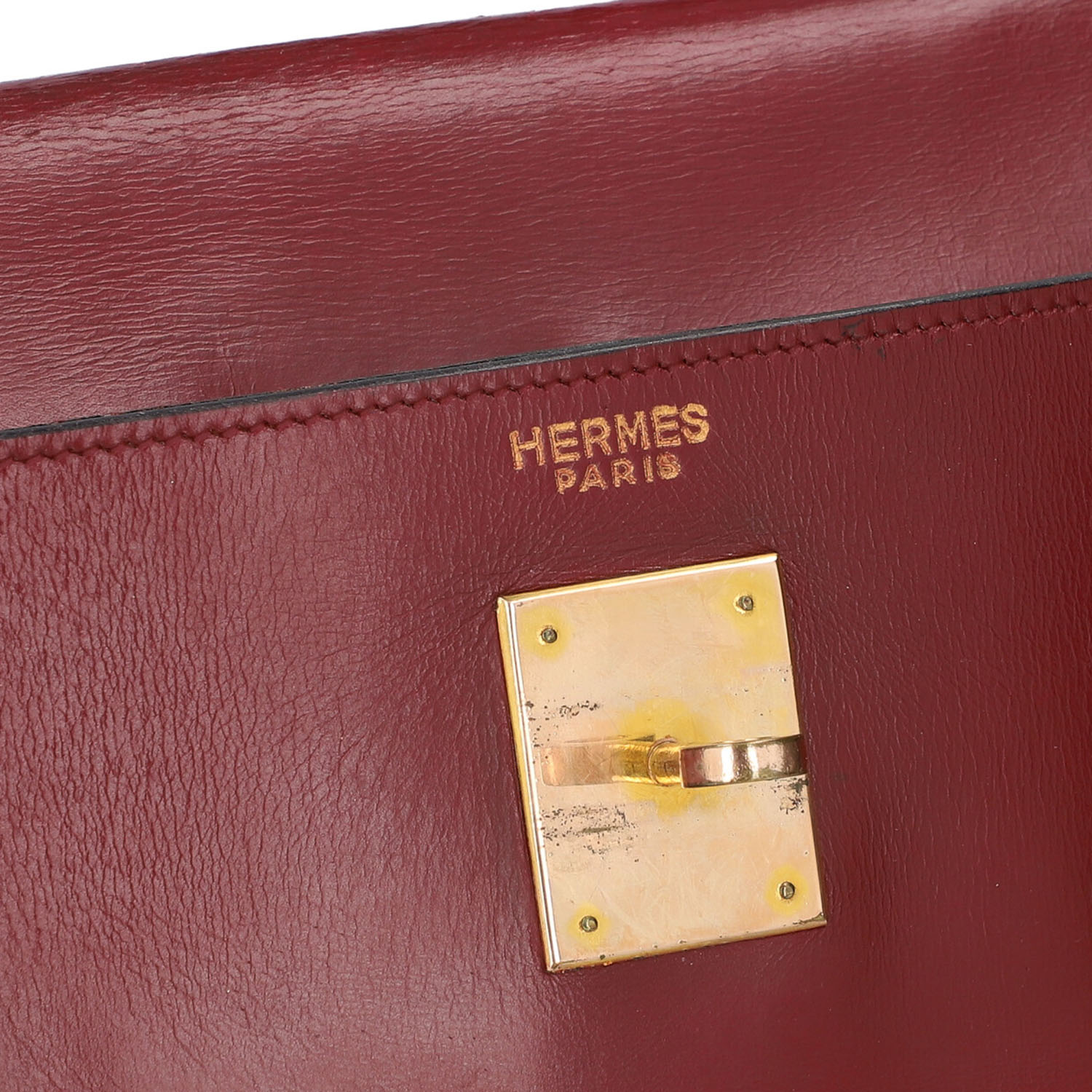 HERMÈS VINTAGE Henkeltasche "KELLY BAG 32 RETOURNE", Koll.: 1959. - Bild 10 aus 10