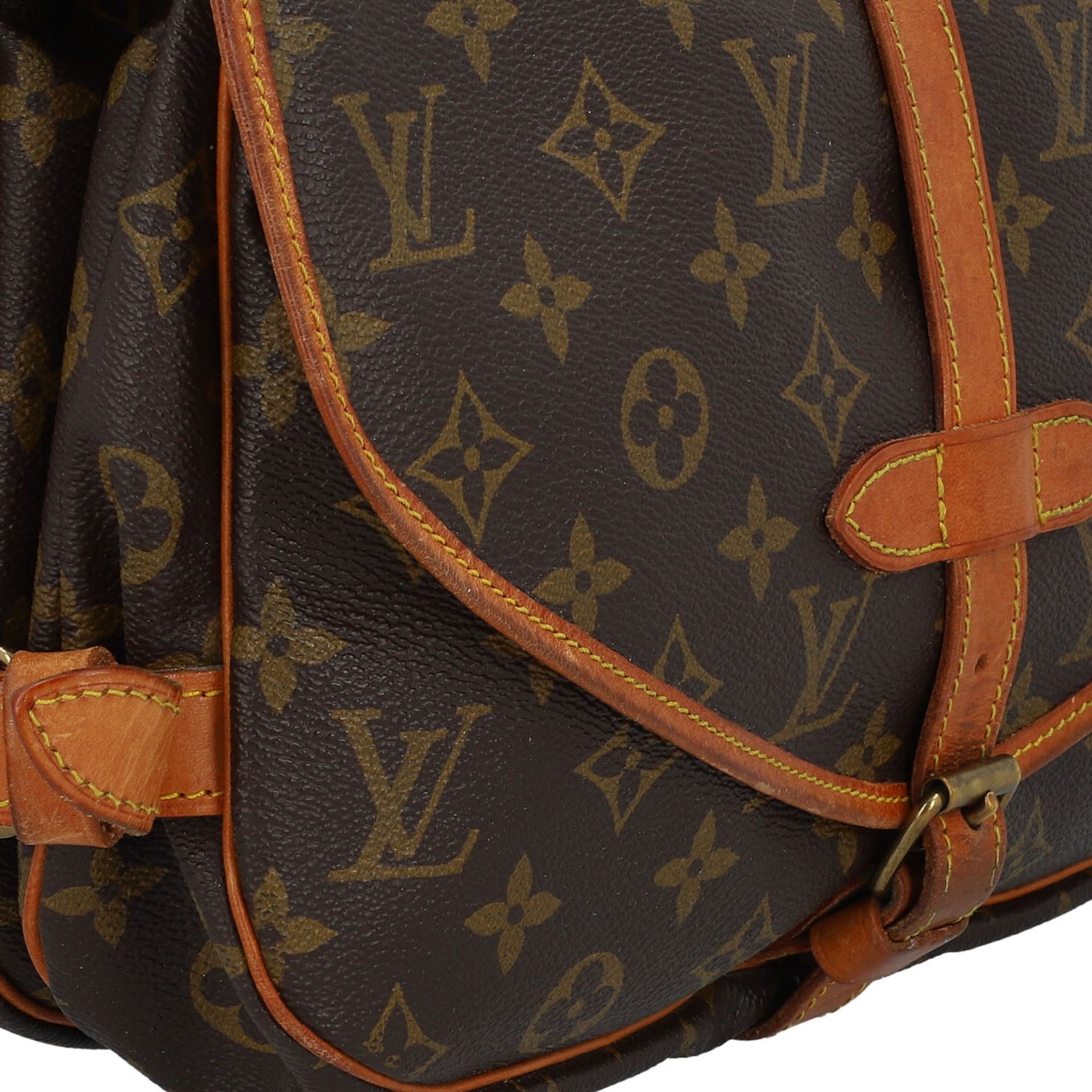 LOUIS VUITTON VINTAGE Schultertasche "SAUMUR PM". - Bild 8 aus 8