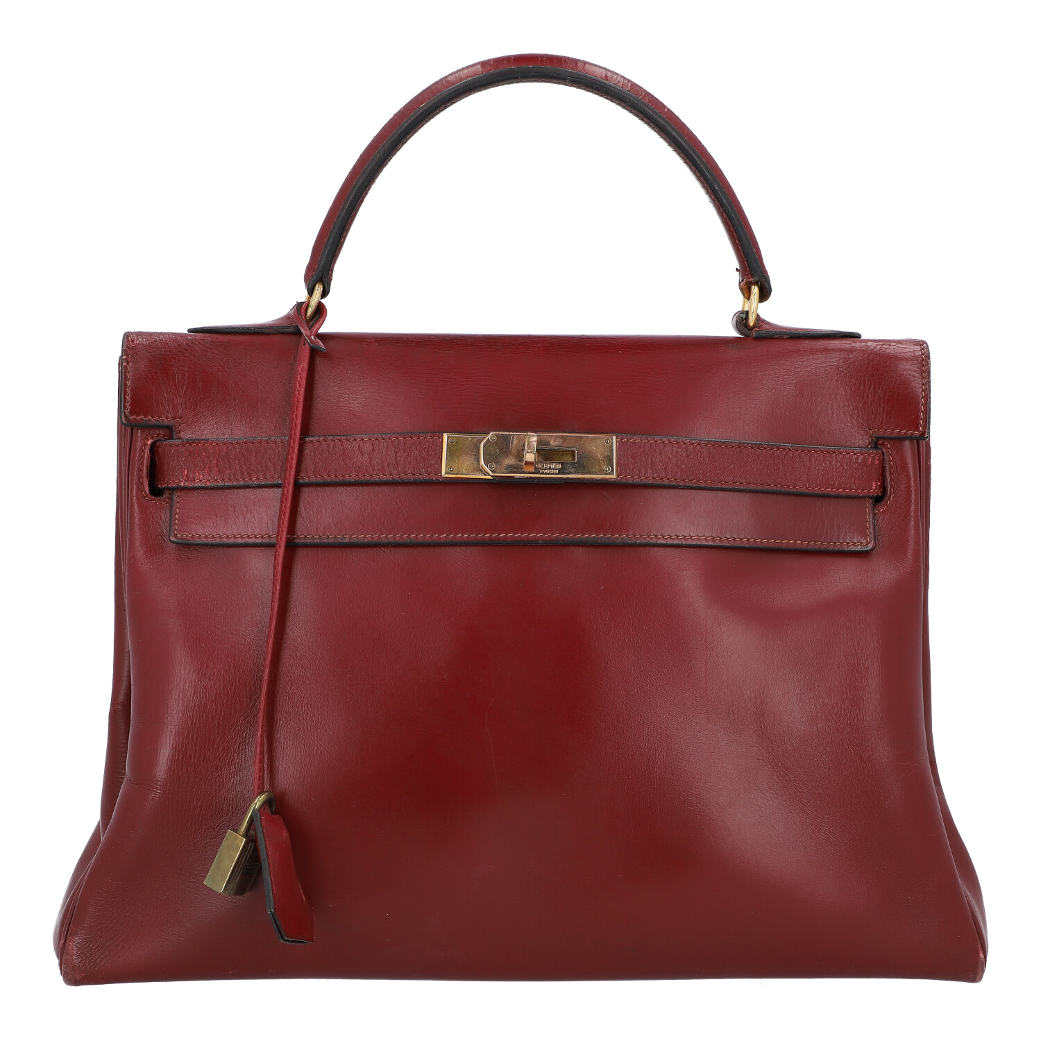 HERMÈS VINTAGE Henkeltasche "KELLY BAG 32 RETOURNE", Koll.: 1959.