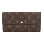 LOUIS VUITTON Portemonnaie "SARAH", Koll.: 2010, akt. NP.: 530,-€.