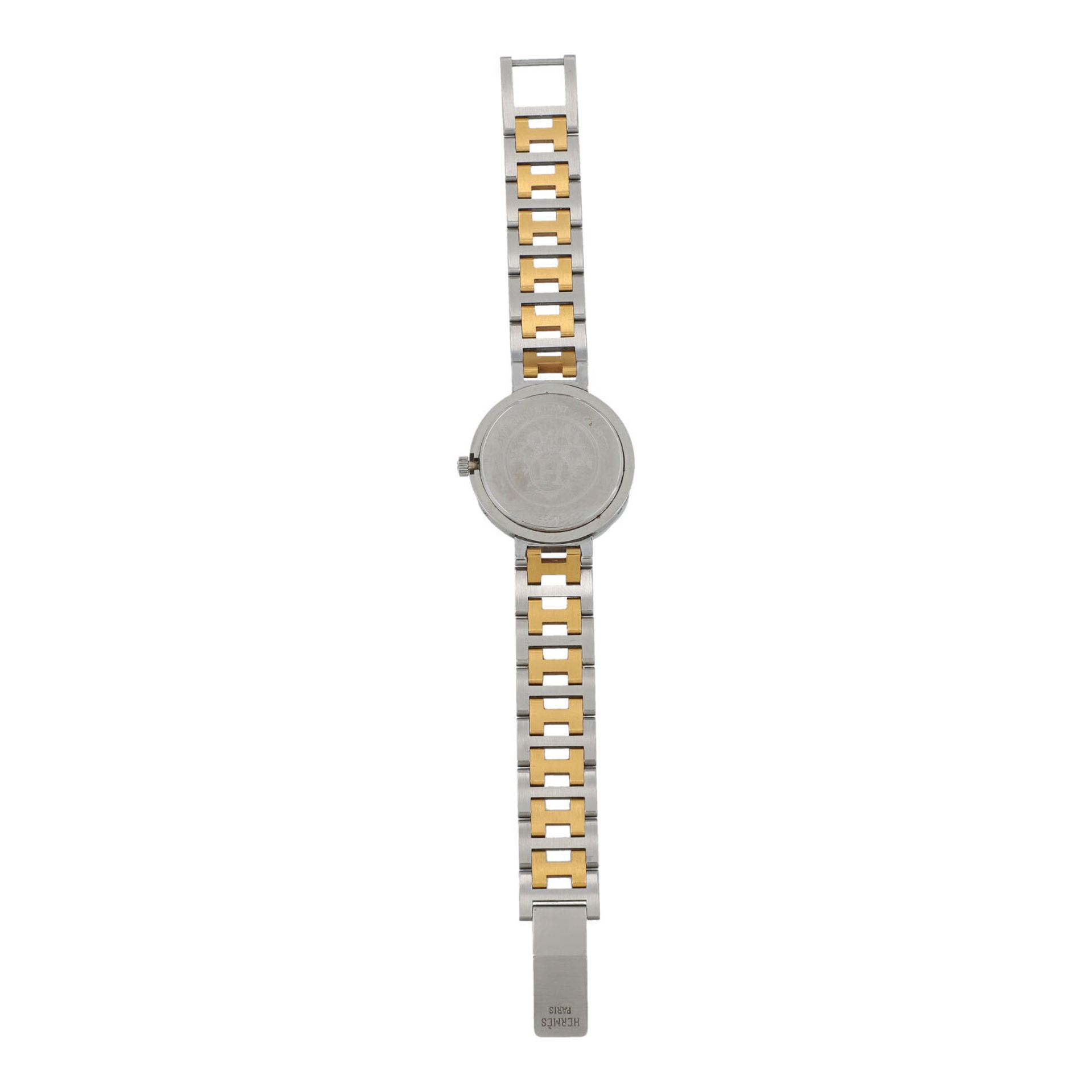 HERMÈS Armbanduhr "CLIPPER". - Bild 2 aus 6