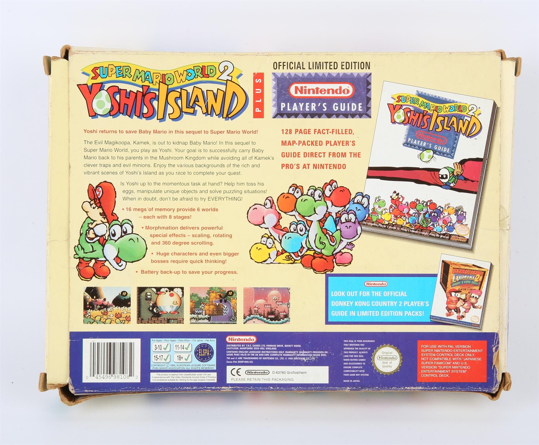 Yoshi's Island Limited Ed. 'Big Box' [w/Strategy Guide] (PAL) - Image 2 of 2