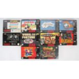Super Nintendo (SNES) arcade/puzzle/party game mega bundle (x10 games) Highlights include: