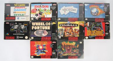 Super Nintendo (SNES) arcade/puzzle/party game mega bundle (x10 games) Highlights include: