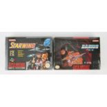 Super Nintendo (SNES) space combat bundle Includes: Darius Twin and Starwing