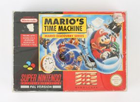 Super Nintendo (SNES) Mario's Time Machine (PAL)