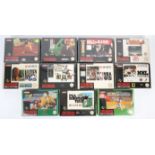 Super Nintendo (SNES) mega sports bundle (x11 games) Highlights include: Amazing Tennis,