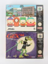 Nintendo 64 (N64) satire/comedy bundle Includes: Gex: Enter the Gecko and South Park