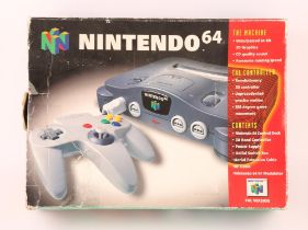 Nintendo 64 (N64) Console [with grey controller]