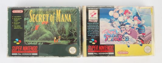 Super Nintendo (SNES) Japanese classics bundle Includes: Secret of Mana and Pop n' Twinbee