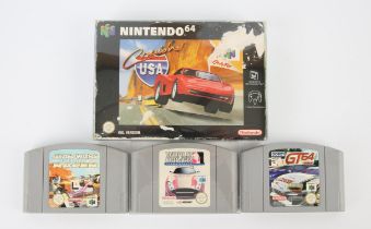 Nintendo 64 (N64) racing bundle Includes: Cruisin' USA, World Driver Championship,