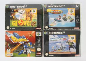 Nintendo 64 (N64) classics bundle Includes: Glover, Buck Bumble, Pilotwings 64 and Wave Race 64