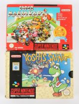 Super Nintendo (SNES) Mario bundle Includes: Yoshi's Safari and Super Mario Kart